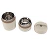 Stainless Steel Insulated Food Jar Double Layer 620ml Capacity Leak Proof Lid Insulated Food Container Wide Mouth Beige