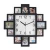 16 Inch Wall-mounted Clock Black White Picture Frame Clock Photo Frame Wall Clock  Gift Giving