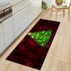 Christmas Household Bathroom Absorbent Non-Slip Mat Living Room Kitchen Sand Carpet Doormat Long Floor Mat