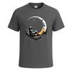 Spaceman Man On the Moon Space Lover Mens T Shirt Gift Party Tee Top