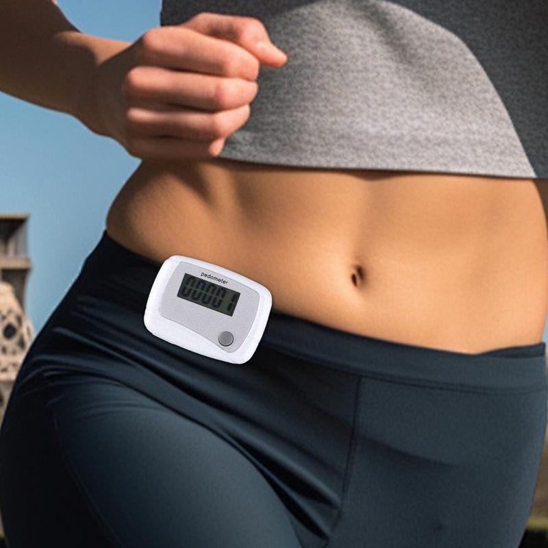 Pedometer For Walking Mile Counter For Walking Digital LCD Pedometer Daily Target Monitor For Sports Travel Adventures Swimming