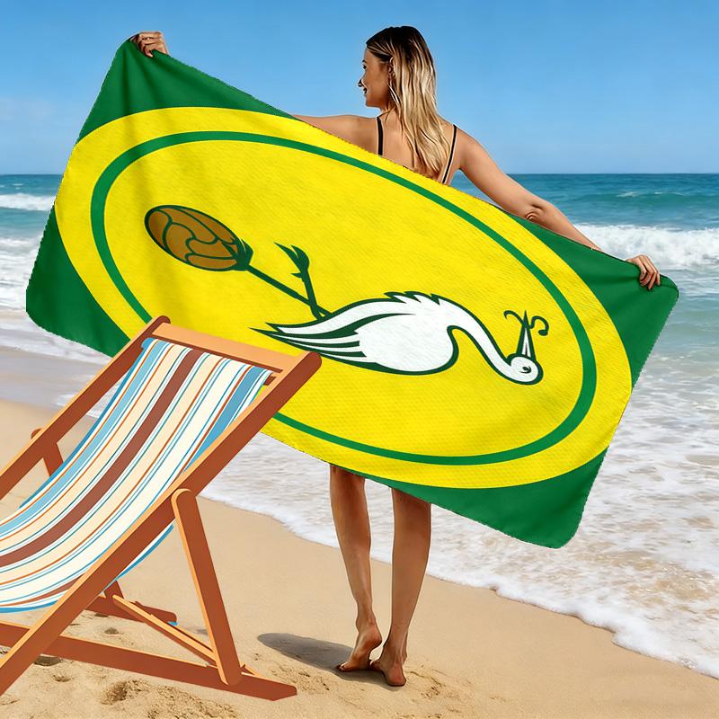 Asciugamano da Spiaggia Stampato ADO Den Haag, Asciugamano Grande Morbido Asciugatura Rapida per Spiaggia Campeggio Nuoto