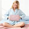 Hot Water Bag Rechargeable Leak-Proof Hand Warmer Hot Water Bottle with Soft Cover for Period Cramps Muscles Neck Legs Waist