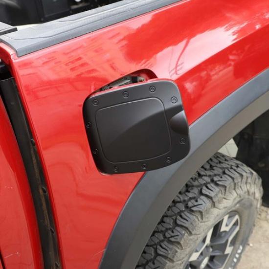 Matte BlackSide Door Fuel Oil Tank Cap Cover For Toyota Tacoma 2016-