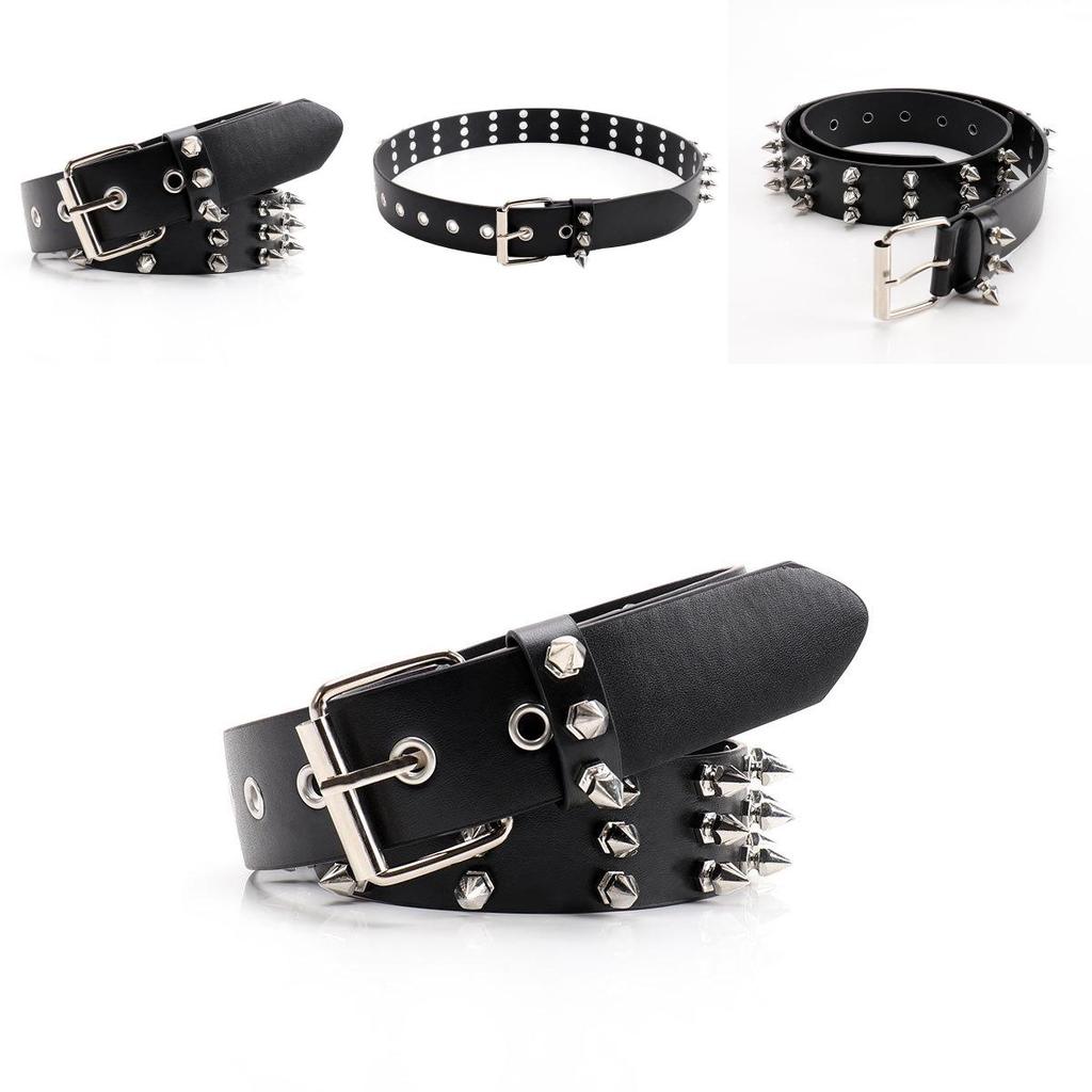 Fashion Solid Color Rivet Design Women Casual Belt For Casual Wear