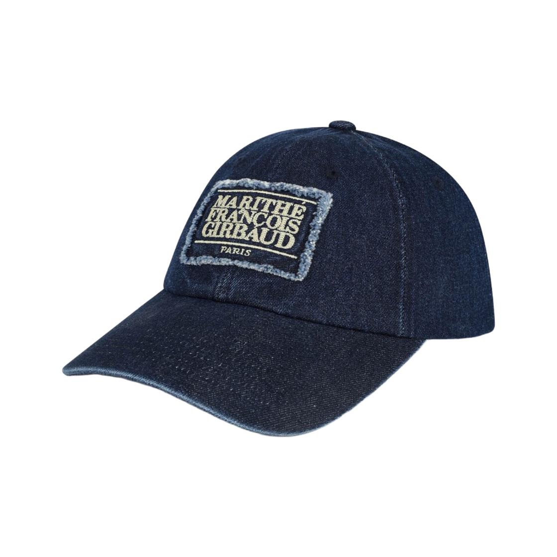 Marithe Francois Girbaud Pigment Small Classic Logo Cap Dark Blue ONE SIZE синий