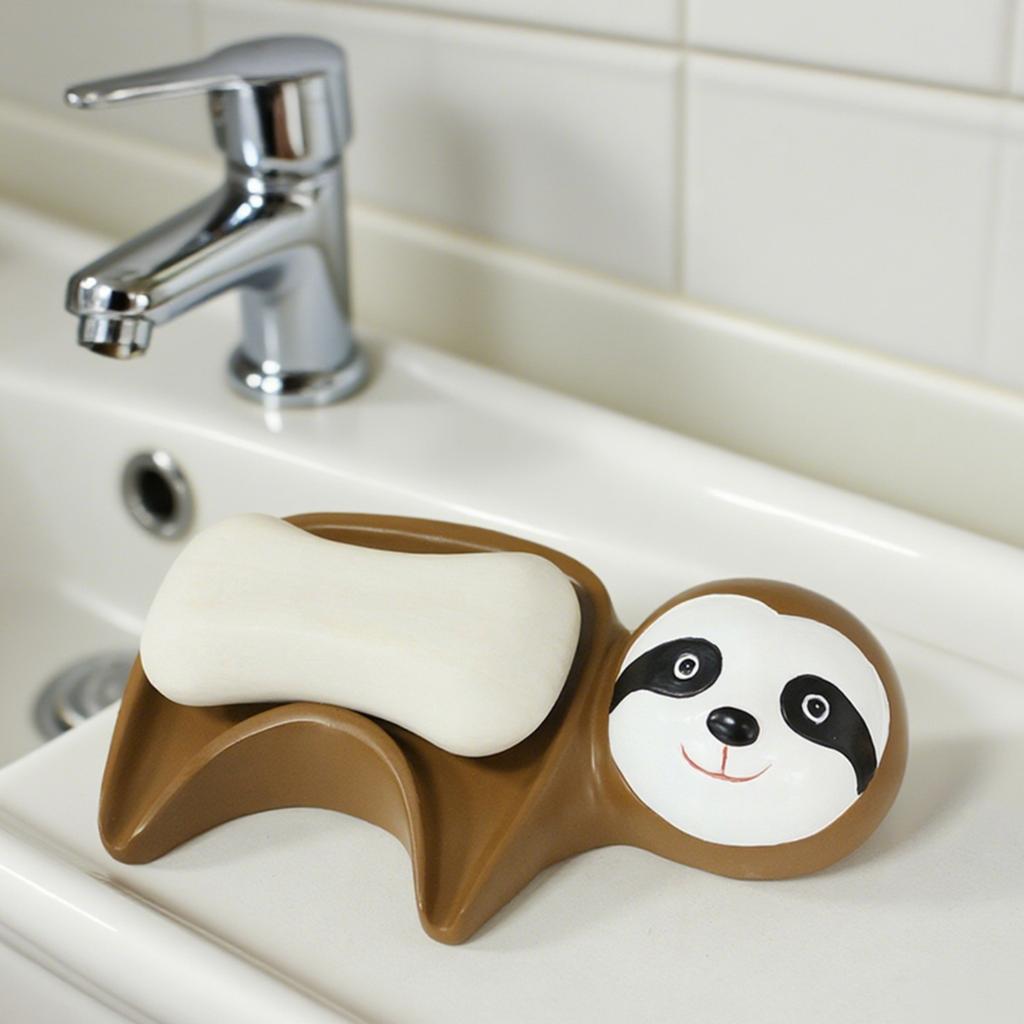 Sloth Soap Dish - Luxury Bathroom Organizer With Adorable Animal Design