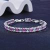 Crystal Zircon Women'S Bracelet, Diamond-Encrusted Bracelet Women, Gift Colored Treasure.