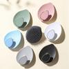 1Pcs Home Hair Washing Tool Leaf Hair Wash Massage Brush Scalp Cleansing Massage Shampoo Comb Hair Brush