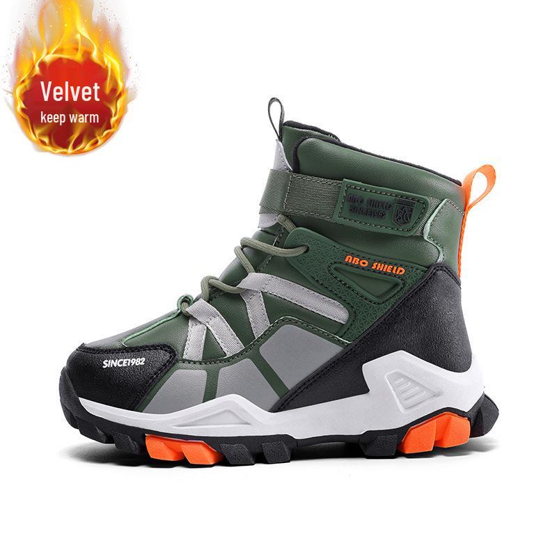 Girls' Plus Velvet Thickened Snow Boots - Winter Non-slip Cold Protection for Kids