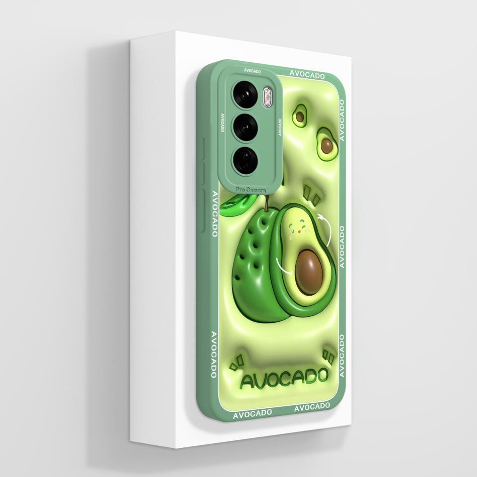 Art Case For Oppo Reno 12 Pro Soft Liquid Silicone Back Cover For Oppo Reno12 12Pro 5G Shockproof Full Protection Phone Cases