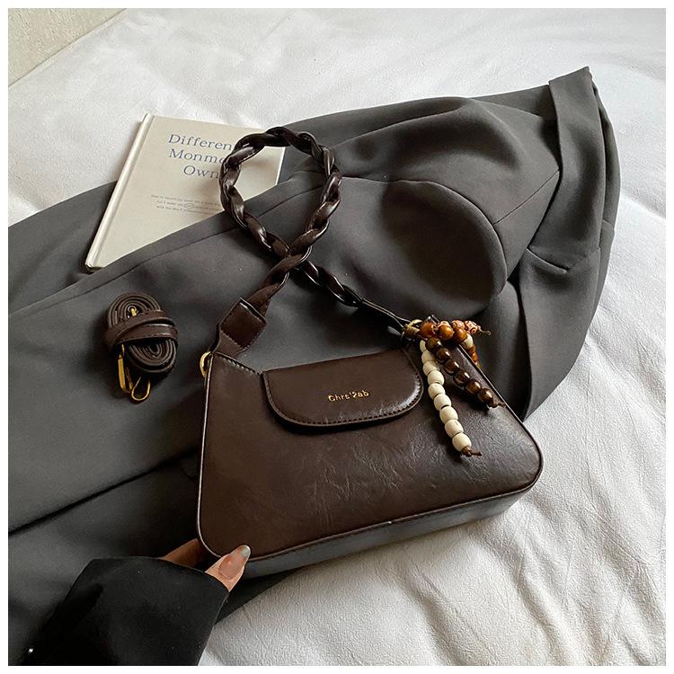 Fashionable and Simple One-shoulder Handbag for Commuting To Work and Winter New Women's Crossbody Small Square Bag