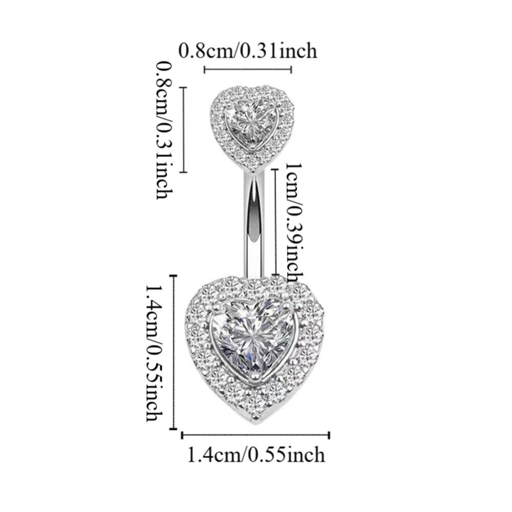 Persönlichkeits Nabelpiercing Barbell Edelstahl Gebogene Bauchnabelringe Mode Bauchringe Täglich