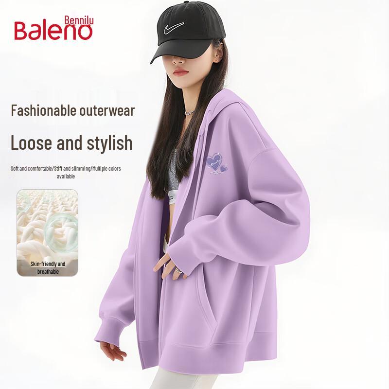 

Женская толстовка на молнии с капюшоном и принтом в виде сердца XL