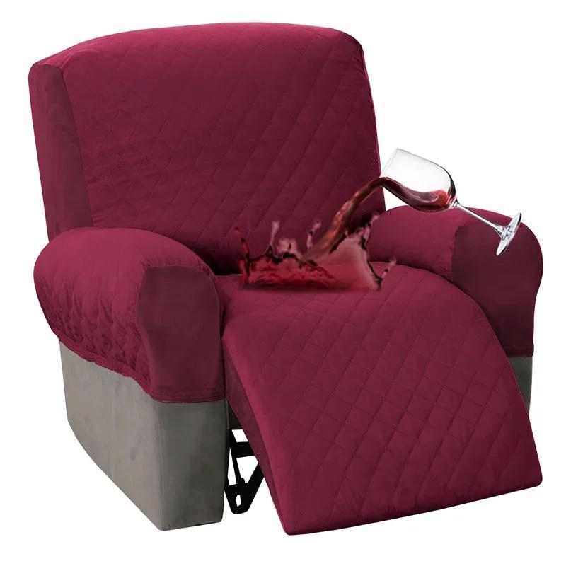 

Водонепроницаемый чехол для дивана-реклайнера, 4-секционный чехол для кресла, пылезащитный чехол, чехлы для 1-местного кресла Relax Lounge, гостиная M