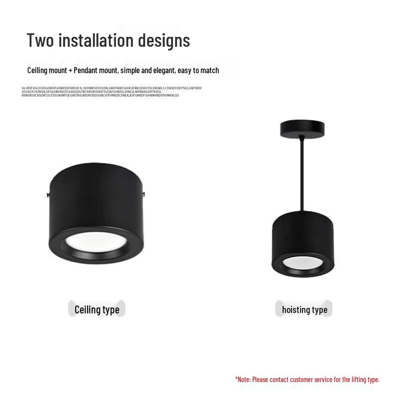 Leilei Zhiguang No-Drill LED Surface-Mounted Downlight