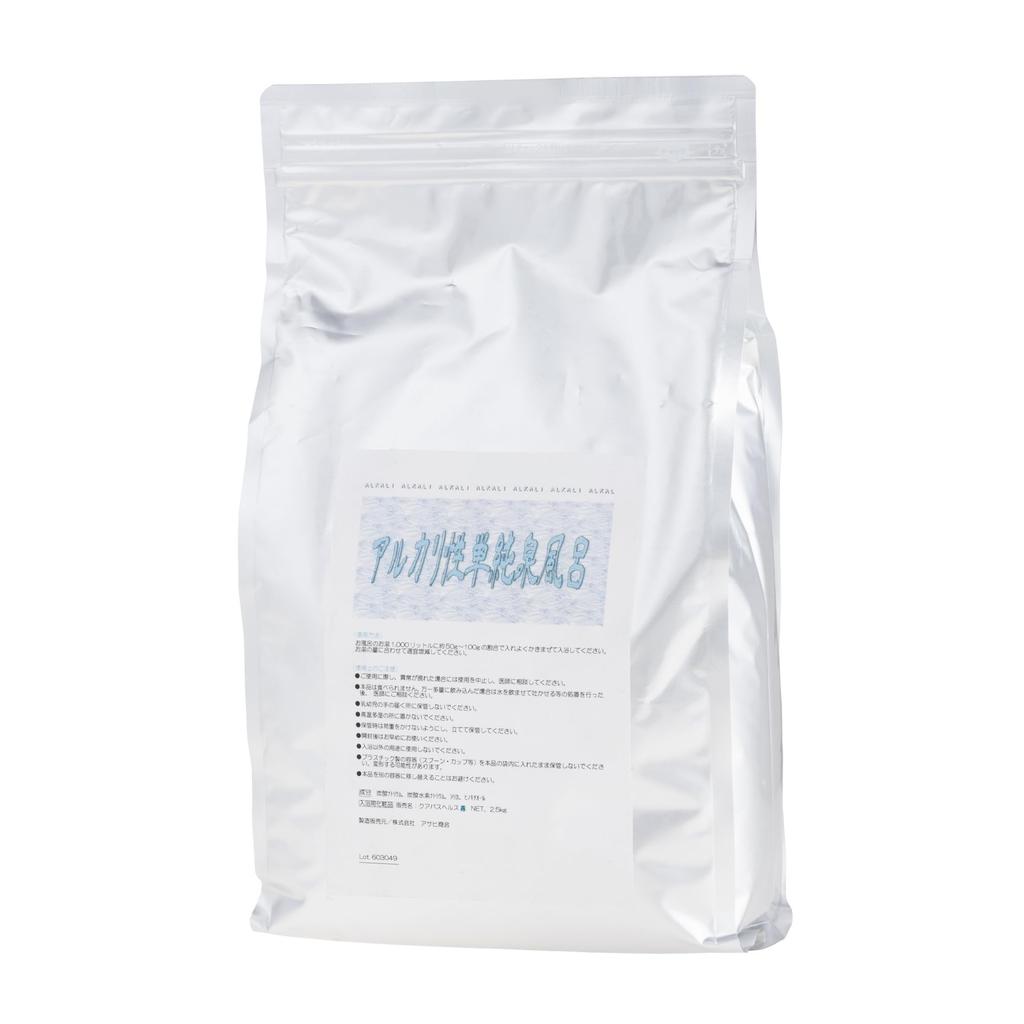 Asahi Shokai Bath Alkaline Simple Spring Cosmetics, Bath, 2.5kg