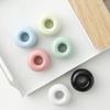 Yousheng 2PCS Toothbrush Holder Ceramic with Hollow Design Stand Multi-Purpose Makeup Brush Holder for Bathroom