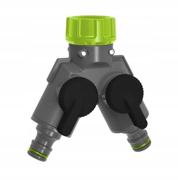 Double Garden Water Splitter with Valves, Multifunctional