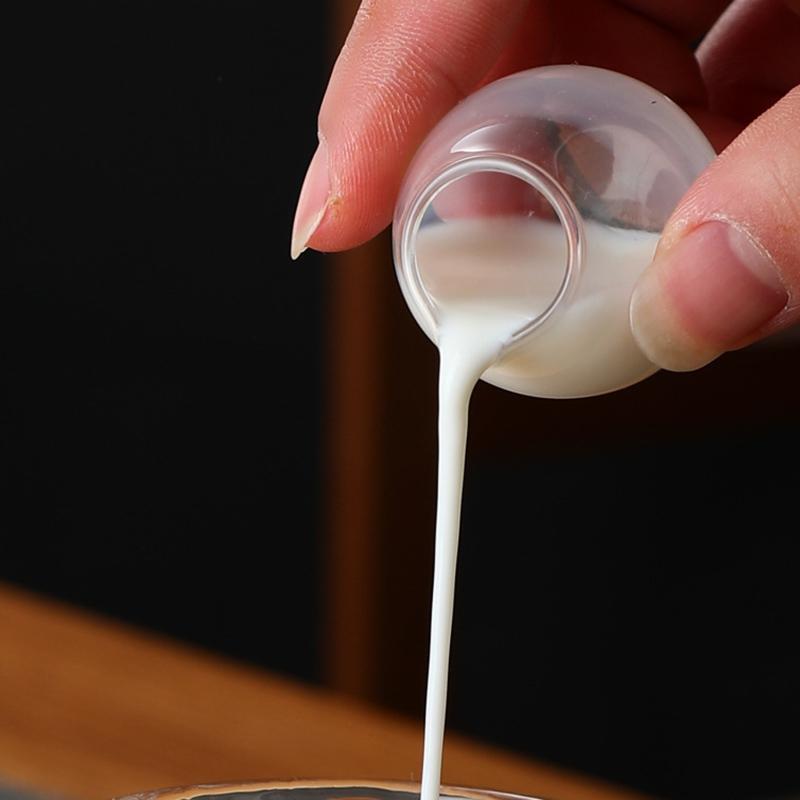 Mini 15cc Clear Breakfast Cup 15ml Glass Milk Cup Japanese Small Milk Cup Heat Resistant Milk Pot Coffee Milk Can Flavoring Cup