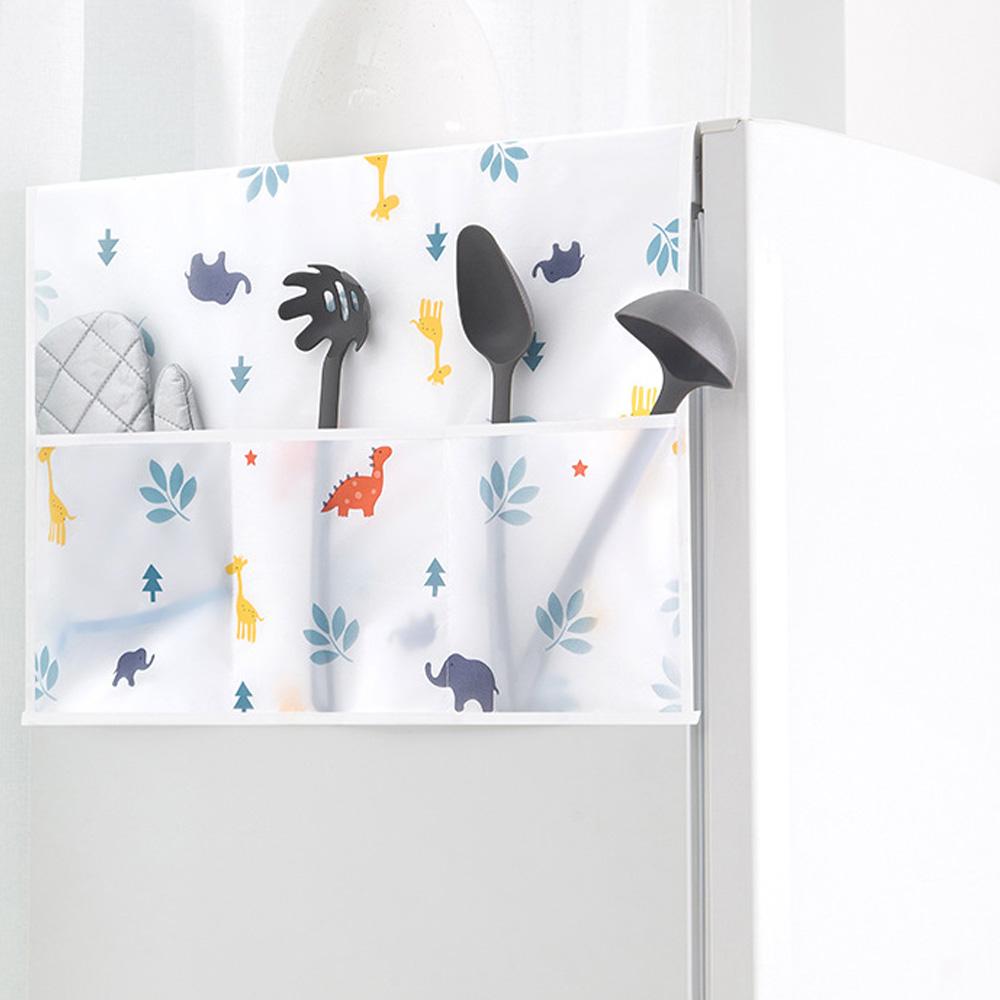 Oven Cover Cloth Peva Tablecloth Anti-dust Cover Refrigerator Dust Cover Freezer Storage Bags