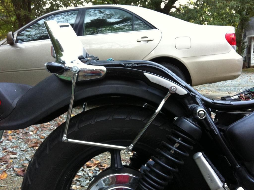 HANSWD Universal Saddle Bag Support (Black)