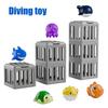 Swimming Pool Diving Toys with 6 Ocean Animals & 6 Sinking Cages Fun