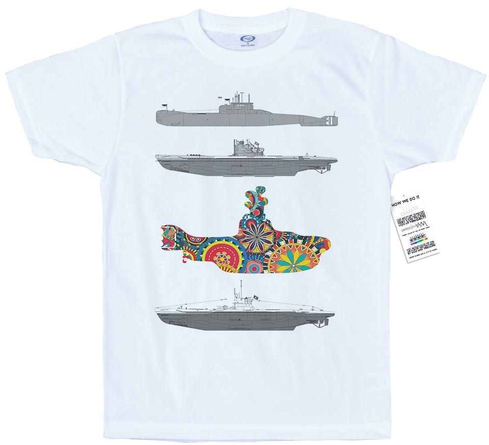 Submarines T Shirt Psychedelic Design