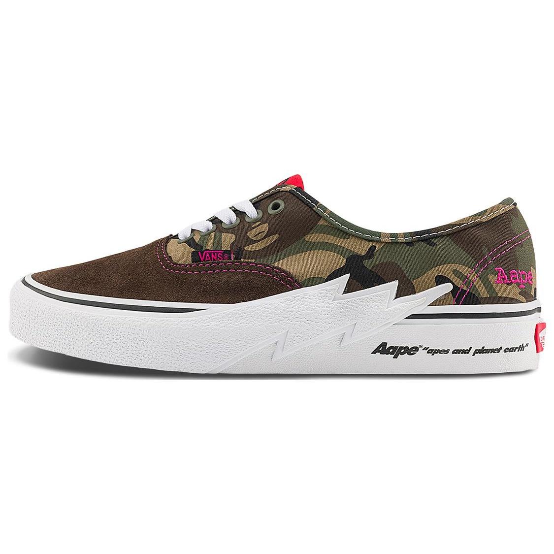 Vans Authentic x Aape  Bolt Green Camo  Unisex VN000BWCCMA EU 40
