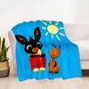 Bing's Birthday Celebration Blanket Ultra-Soft Perfect for Picnics Couch Office Chair for All Seasons Modern Unique Gift for Family and Friends Campin