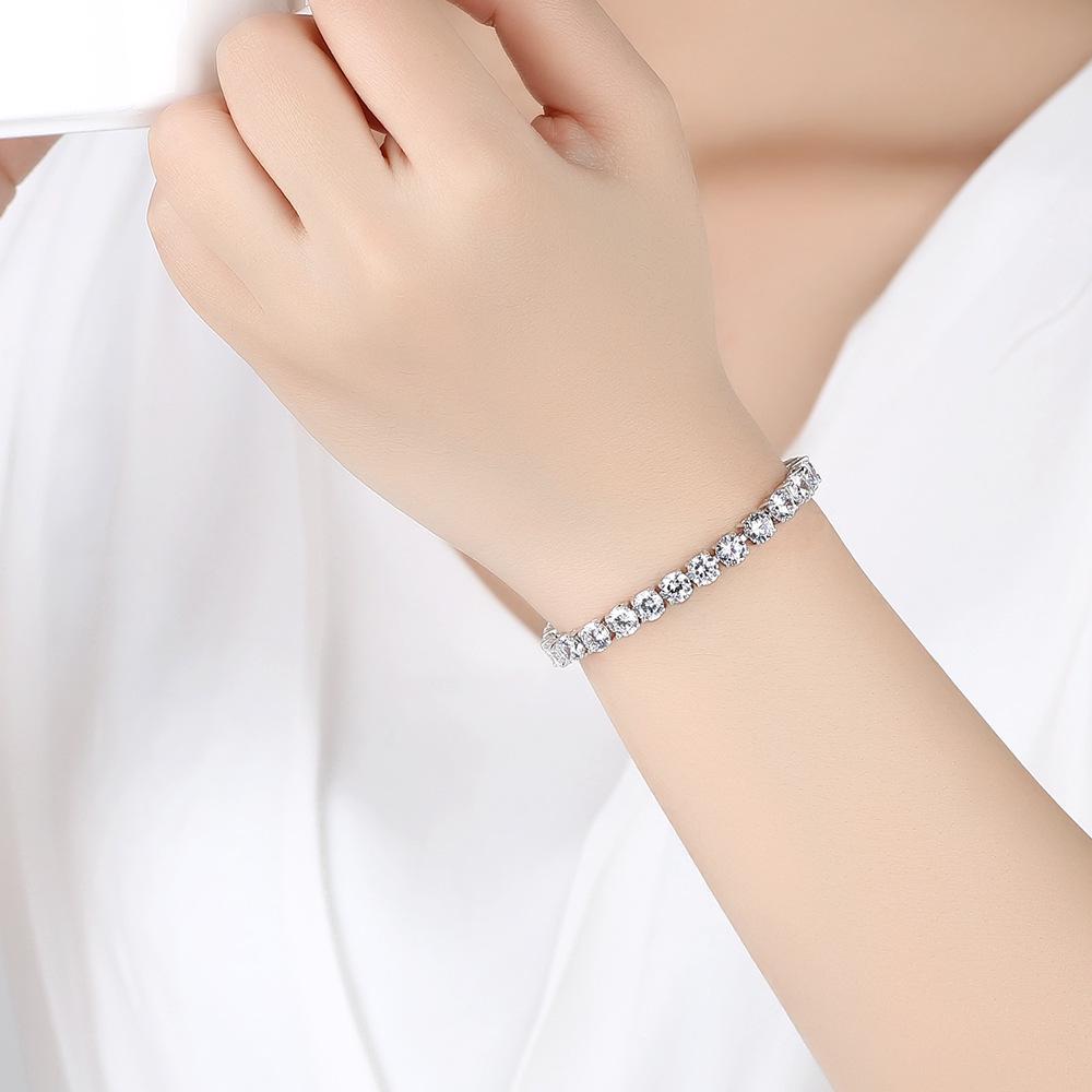 Zircon Bracelet: Women's Light Luxury & Exquisite Bangle for a High-End, Fashionable Look