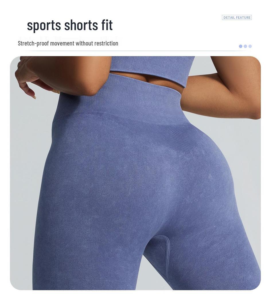 European High-Waist Peach Butt Lift Yoga Pants - Quick Dry, Slimming & Tight Fit for Running & Fitness