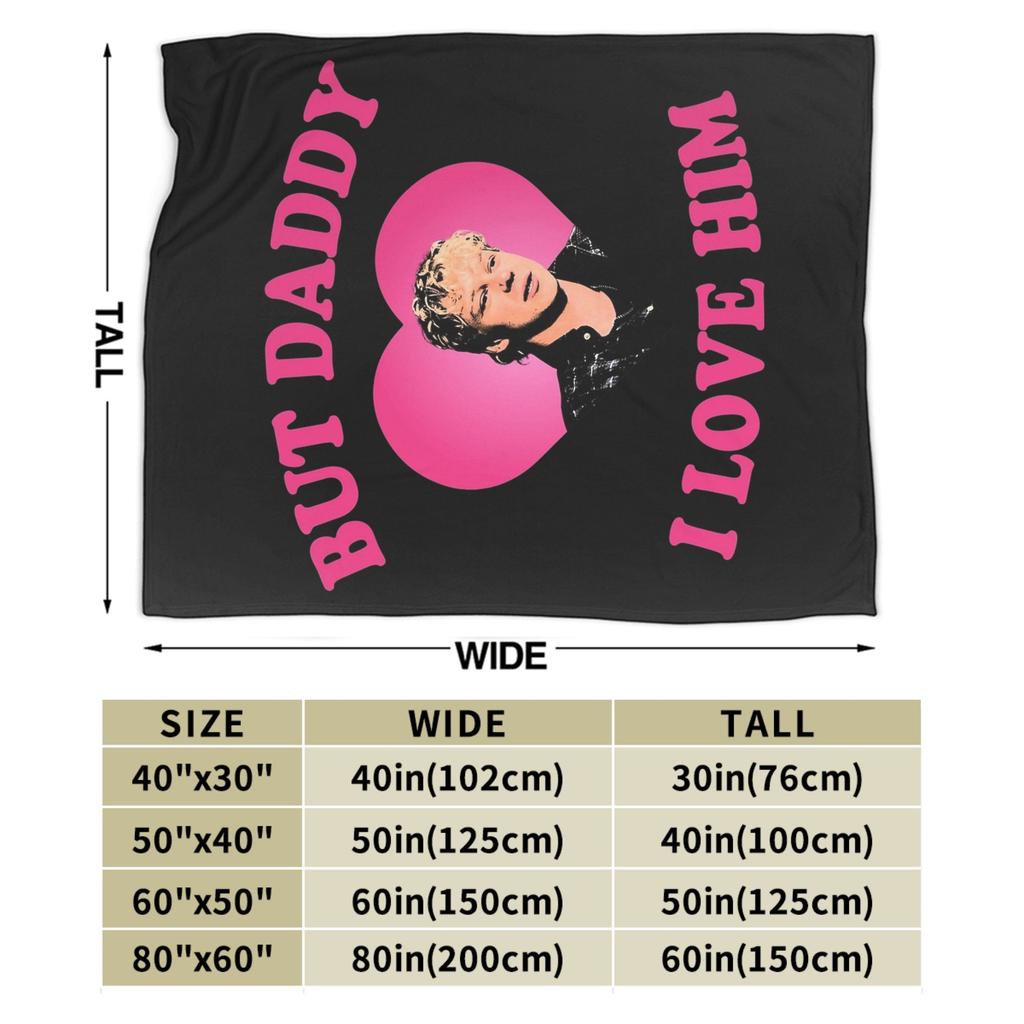 But Daddy I Love Him Ryan Leviticus Blanket Flannel Textile Decor Portable Super Warm Throw Blankets for Sofa Bedroom Bedspread