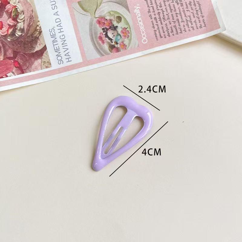 Colorful Dopamine Cute Kids' Korean Style Candy Hair Clip, 4cm