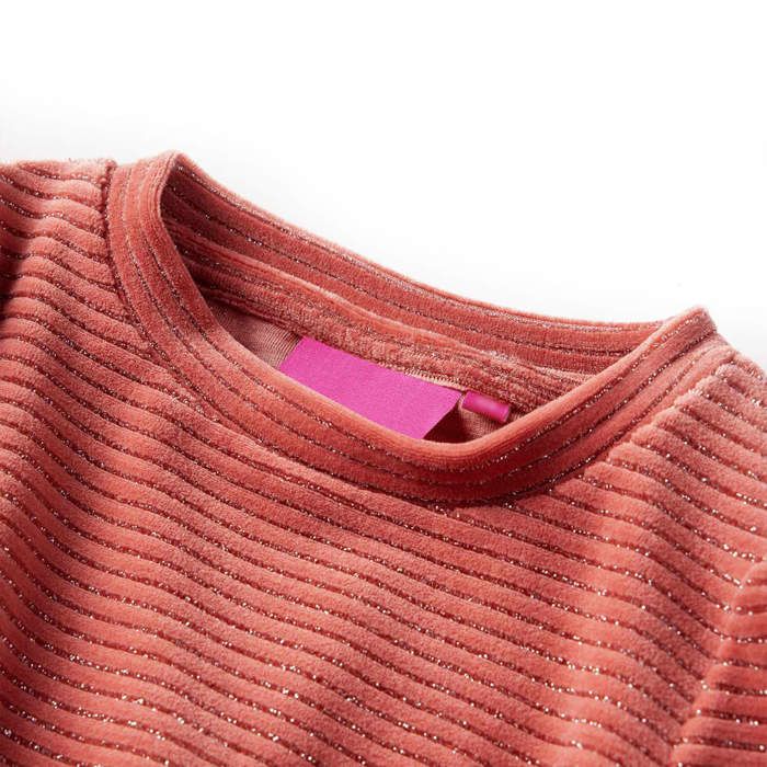 Robe enfants à manches longues rose moyen 92/104/116/128/140