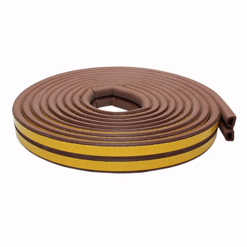 Self-Adhesive Weatherproof Door & Window Foam Seal Strip - 6m, Soundproof & Insulating