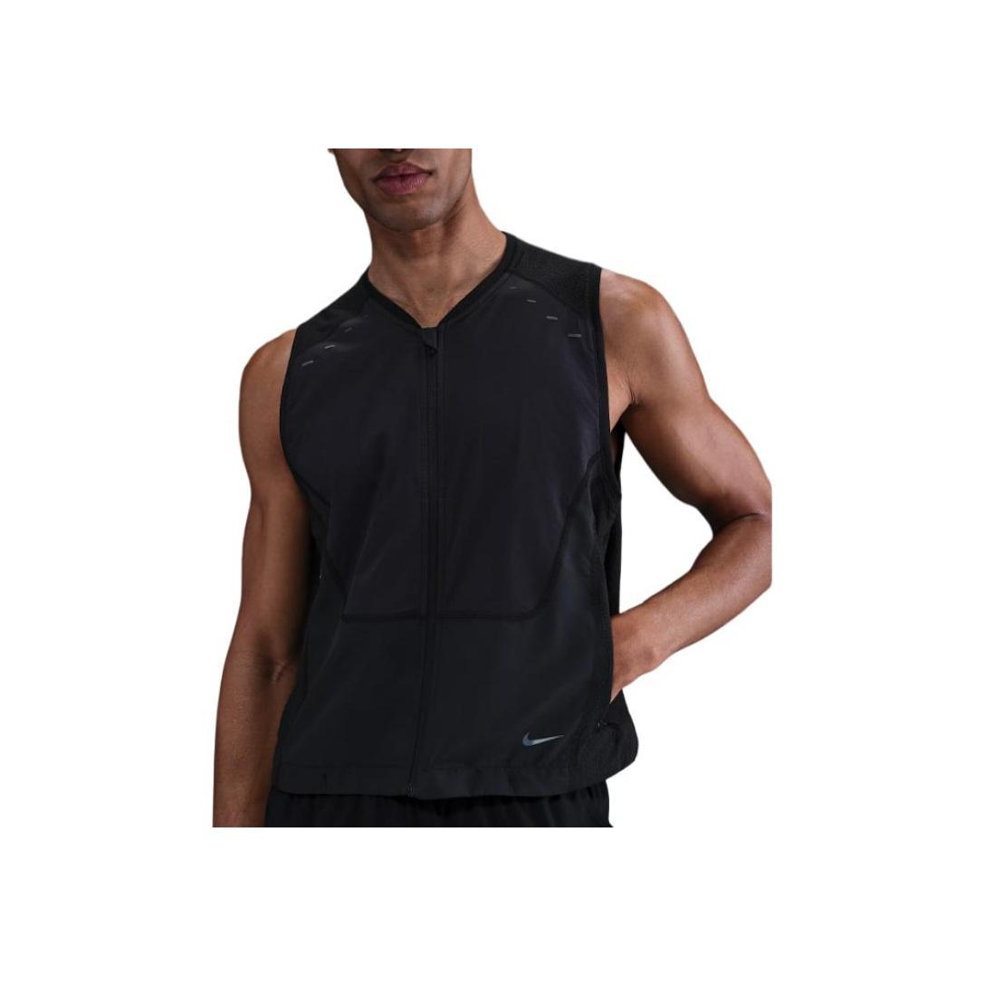 

Nike Solid Color Spliced V-Neck Zipper Sleeveless Vest Men Tops HV2007-010 L
