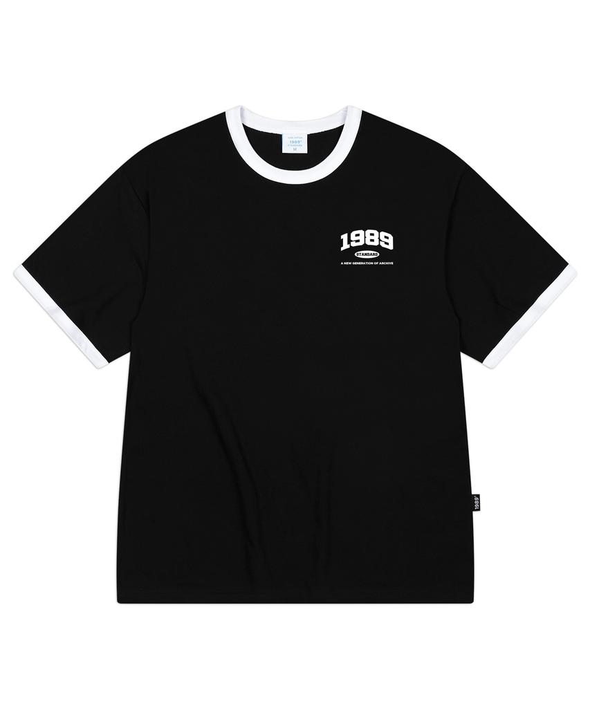 1989STANDARD Small 1989 Cool Cotton Ringer Short Sleeve (Srsstd-0012)