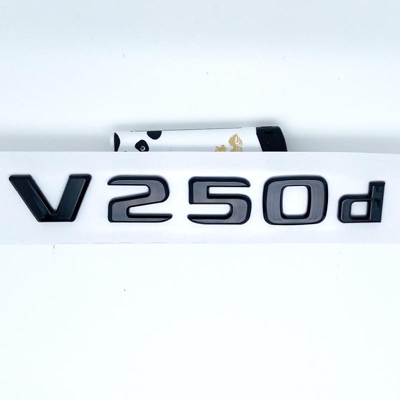 3D Buchstaben V260L V220d V250d V300d Emblem für Mercedes Benz V W447 Auto Kotflügel Plakette Kofferraum Namensschild Logo Aufkleber XC7
