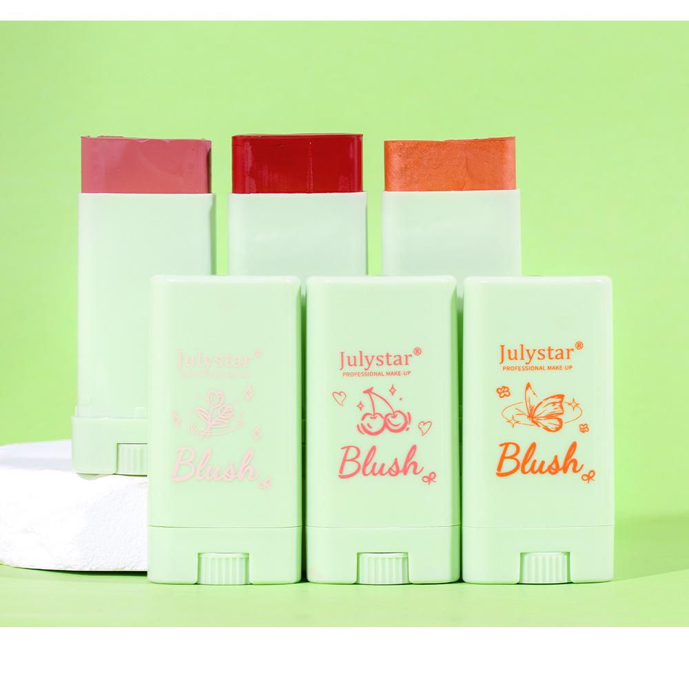 Rosto Natural Matte Blush Balm Expansivo Alto Brilho Gloss e Blush Stick