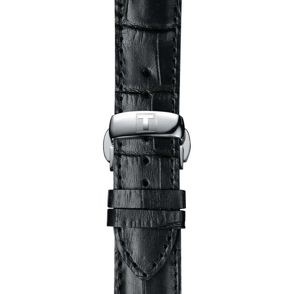 Tissot Montre Homme Fashion Bracelet Cuir Cadran Noir T097.410.16.058.00