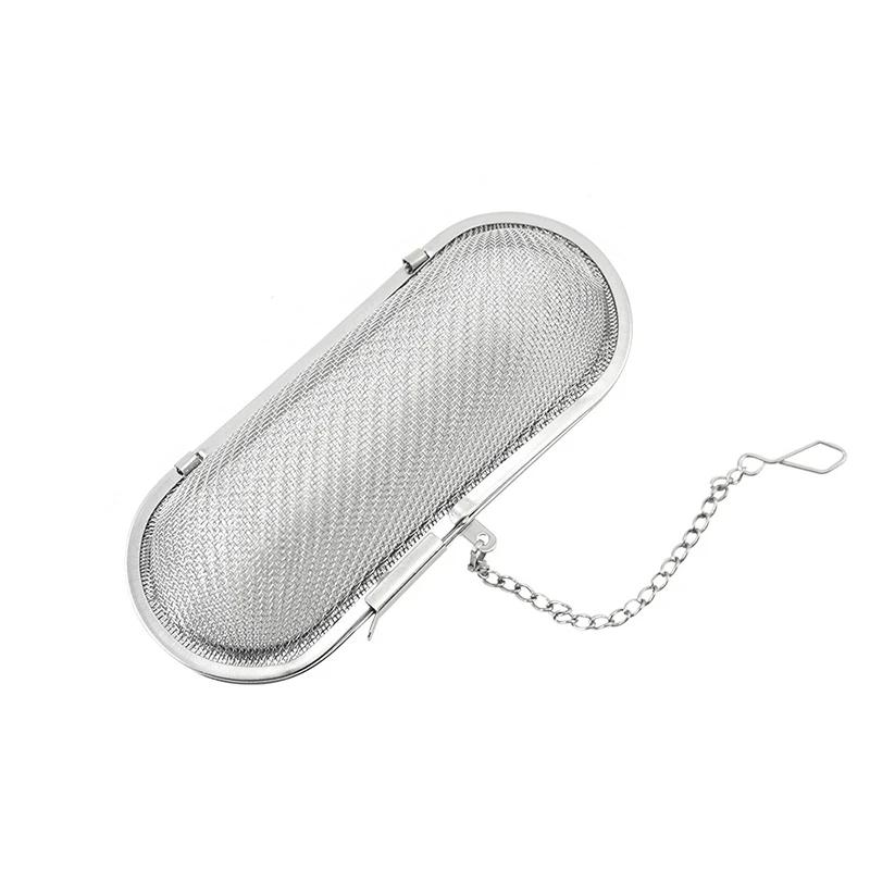 Creative Stainless Steel Cooking Spices Infuser Fine Mesh Loose Tea Herbal Strainer Multi-purpose Residue Filter for Household