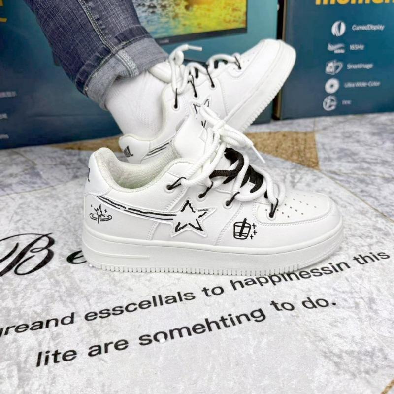 Single shoes summer new men's shoes versatile sports board shoes embroidery men's shoes casual sports breathable