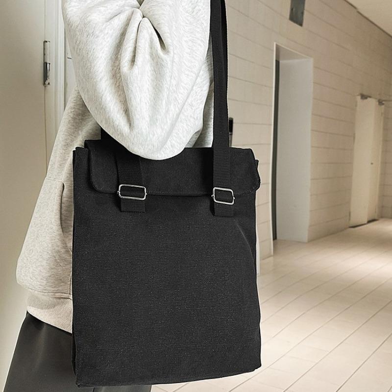 Casual Canvas Backpack Large-capacity Single-shoulder Bag Backpack and Schoolbag