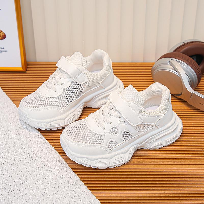 

Boys Shoes - Mesh Sport Shoes, New Style, Soft Sole. Girls Outerwear Sneakers, Dad-style Shoes. 36 білий