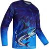 Sporty Graphic Long Sleeve T-Shirt with Skull & Wings, Perfect for Active Lifestyles