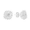 Silver Earrings with Cubic Zirkonia (2192732)
