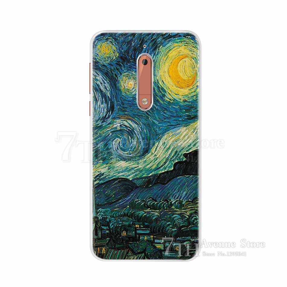 For Nokia 5 Case 5.2" Cartoon Soft Silicone TPU Phone Case For Nokia 5 Nokia5 Global Dual TA-1024 TA-1053 TA-1044 Back Cover