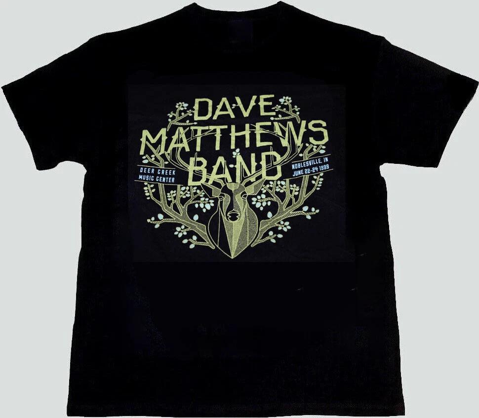 

Dave Matthews Band Concert 1999 TTshirt Short Sleeve Black Men S to 5XL M