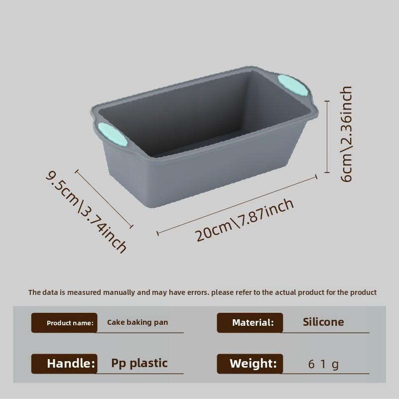 High-temperature resistant silicone cake mold, chiffon cookie, toast muffin cup, non-stick cake mold, baking mold